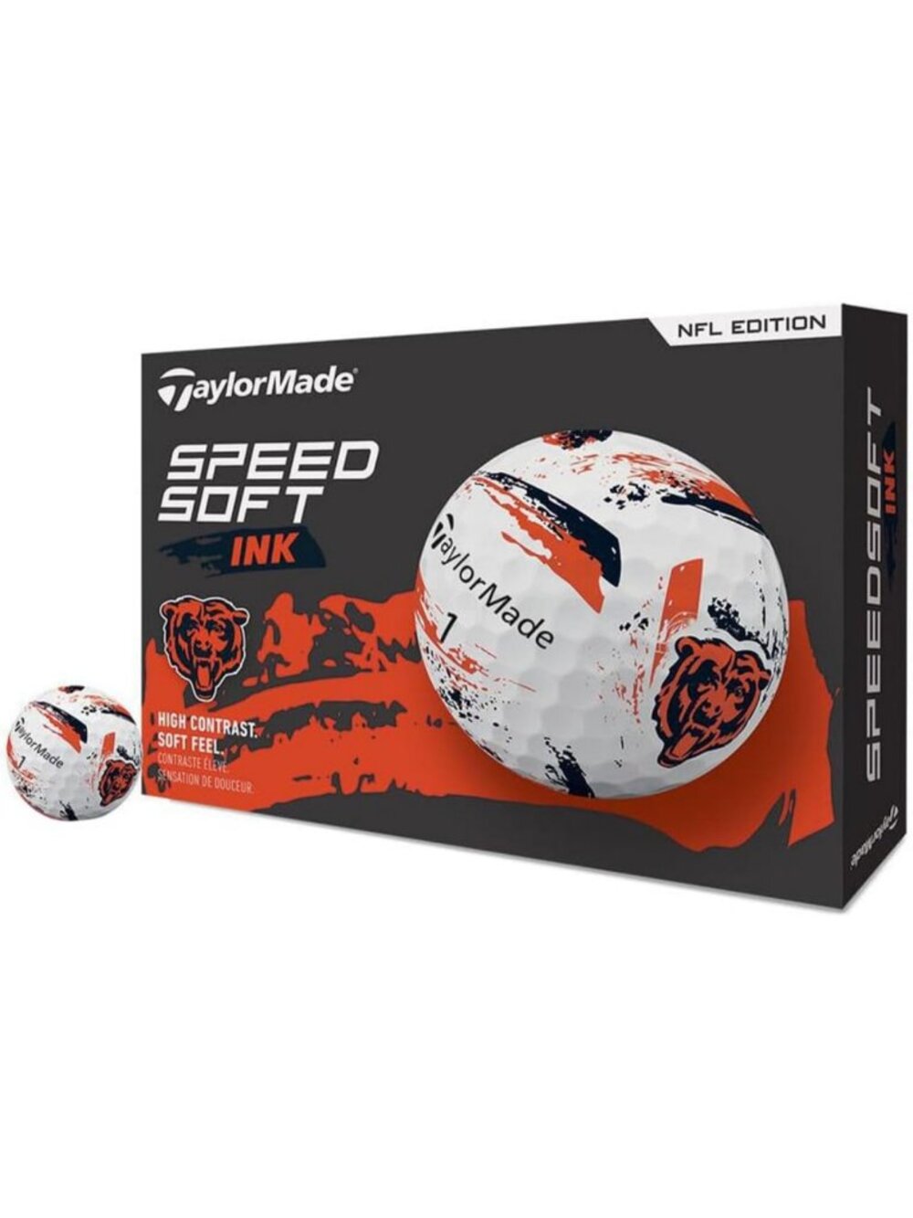 High-Performance Soft Ink NFL Golf Balls - Ideal for All Skill Levels